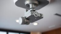 secure projector mounting clamps