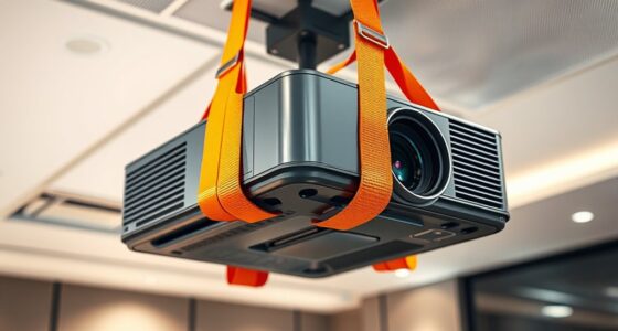 secure projector strap options