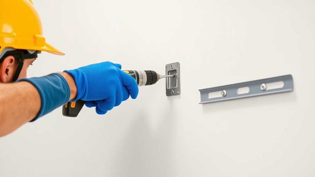 securely mount the bracket