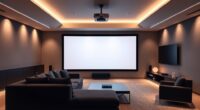 selecting proper projector screen size