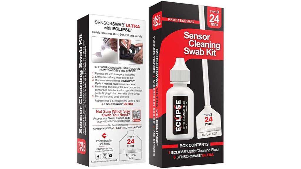 sensor cleaning swab kit