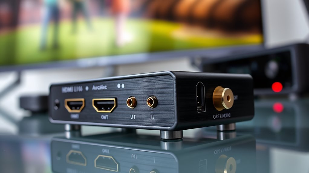 separates audio from video