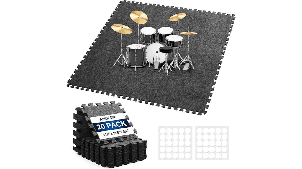 set of twenty sound mats