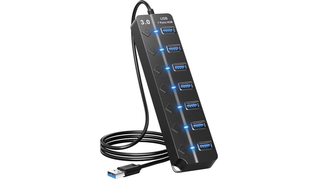 seven port usb hub