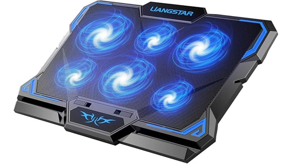 silent led laptop cooler