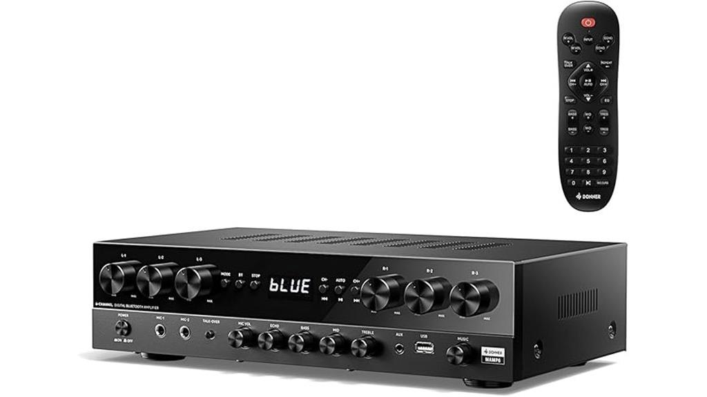 six channel bluetooth receiver