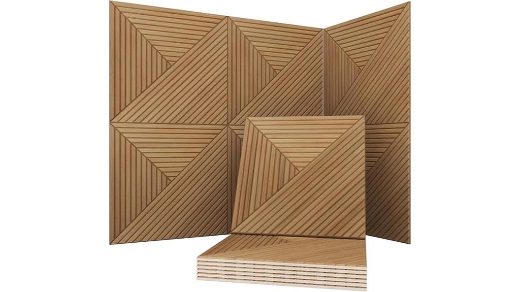 six piece art acoustic panels