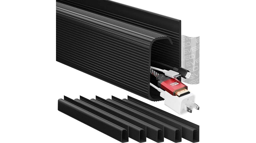 six unit cable management kit