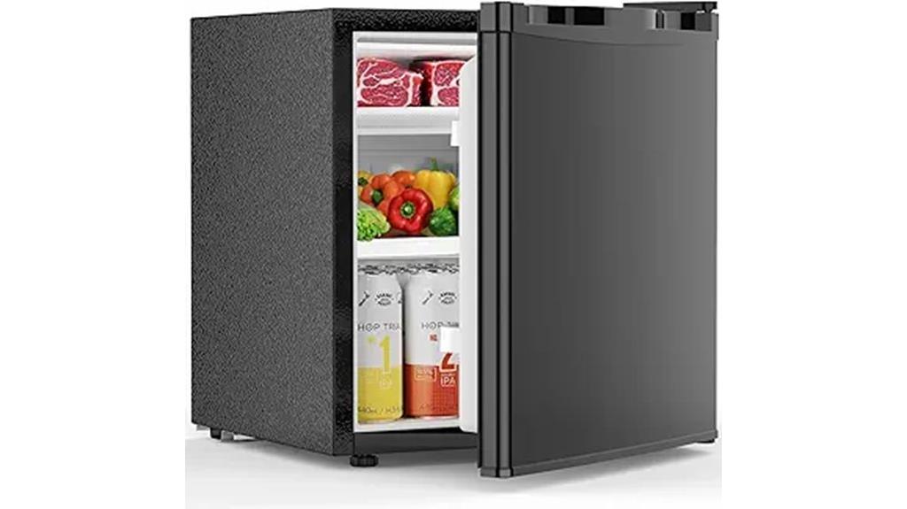 small fridge with freezer