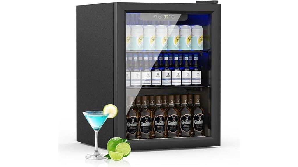 small glass door cooler