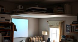 small room projector setup