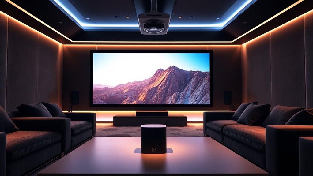 smart home projector control