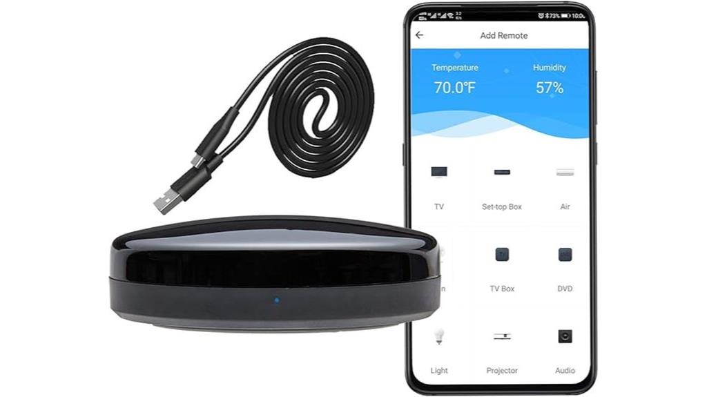 smart ir remote with sensors