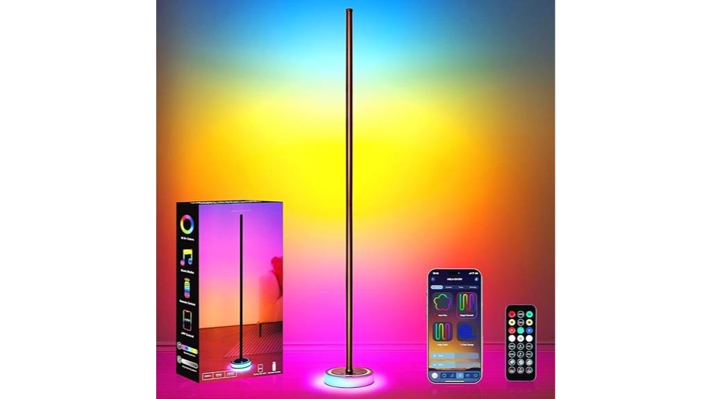 smart rgbic corner lamp