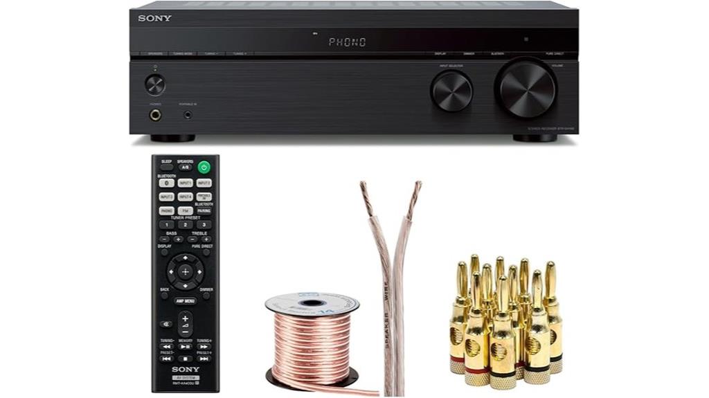 sony stereo receiver bundle