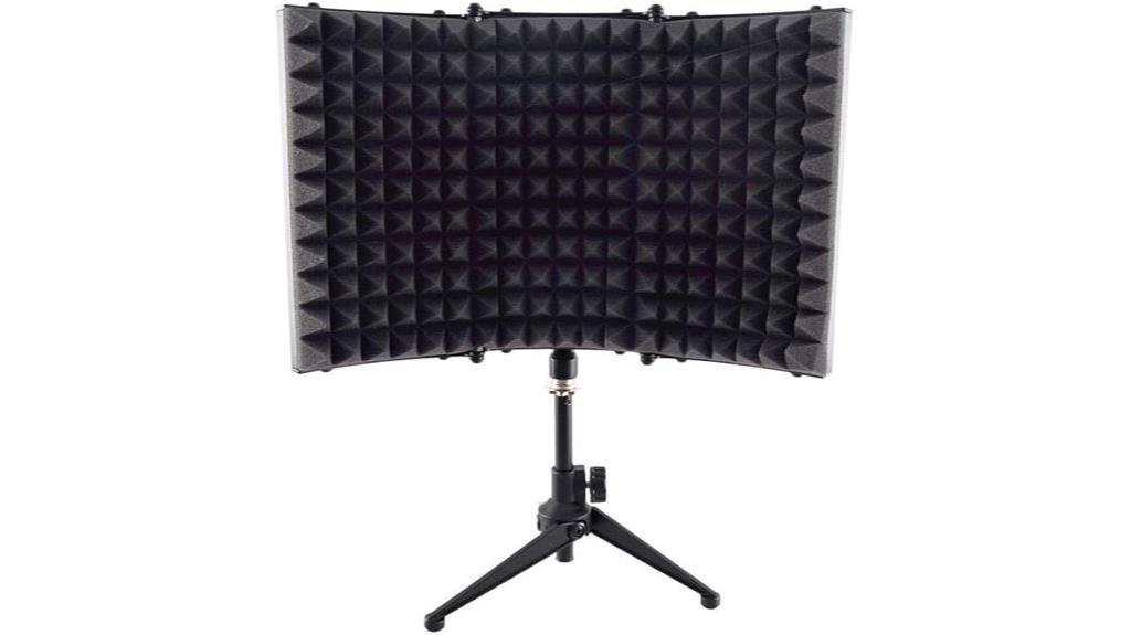 soundproof recording booth shield