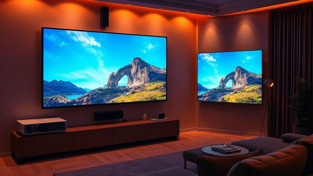 space saving bright portable projectors