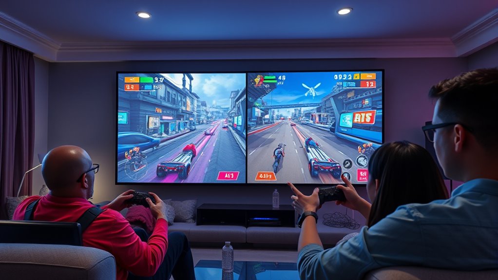 splitscreen multiplayer projector tips