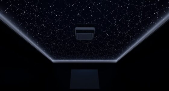 starry projector ceiling decor