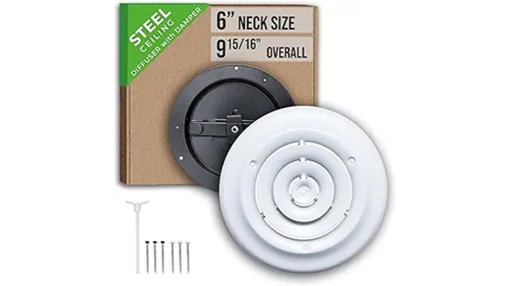 steel round air diffuser