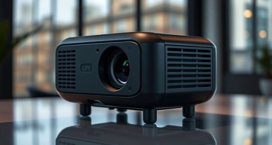 stylish projector enclosure lighting