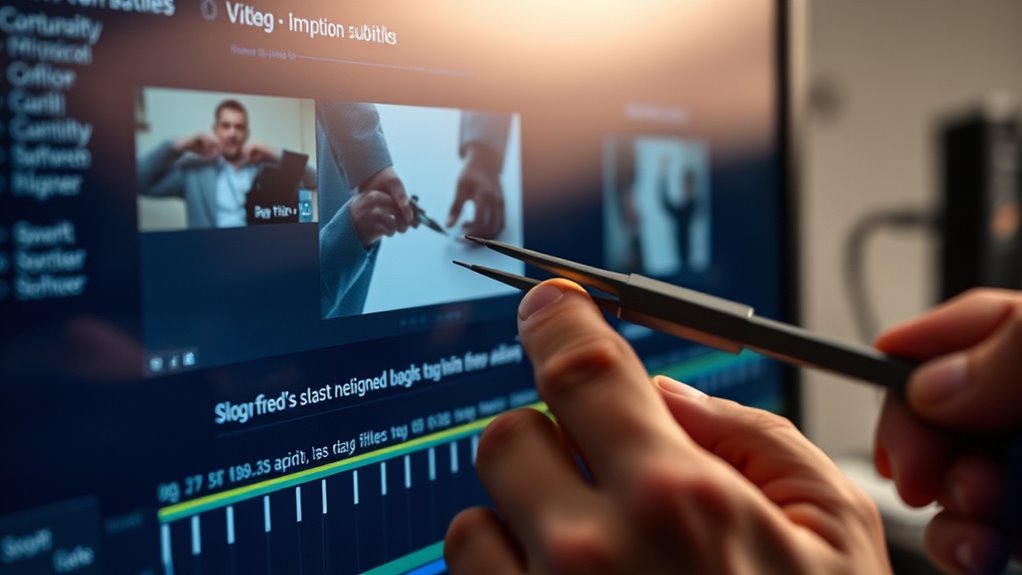 subtitle alignment and timing