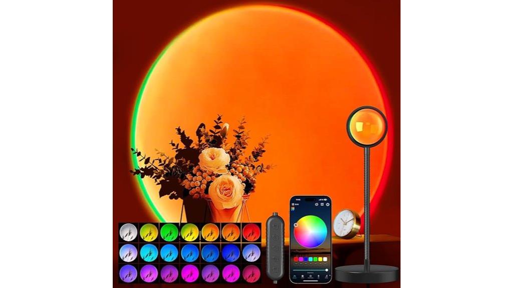 sunset lamp with app