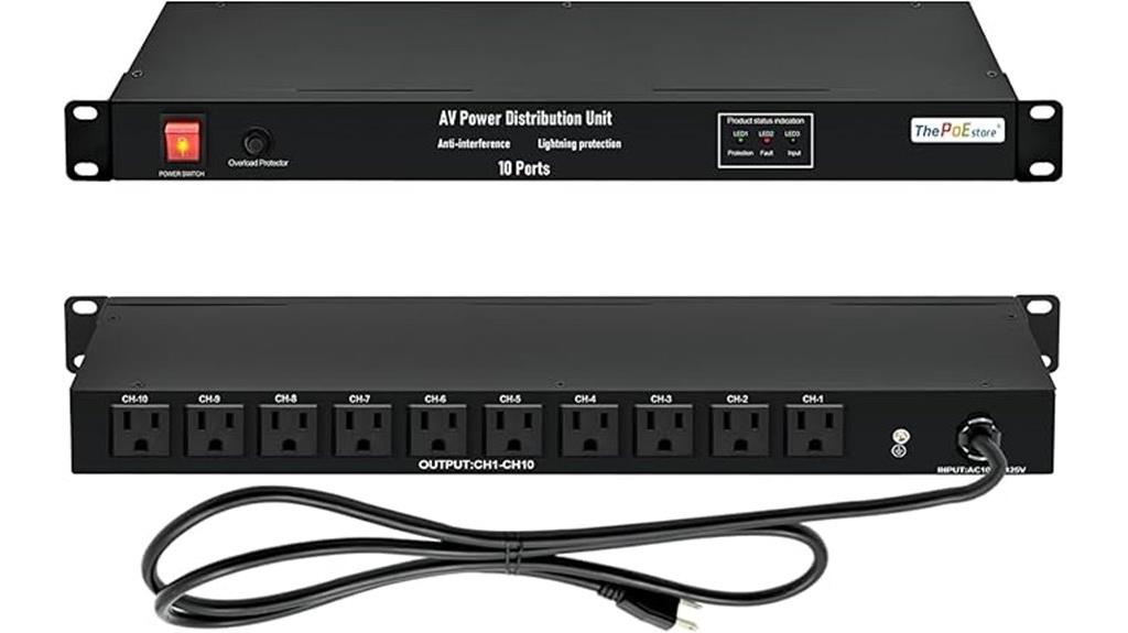 ten outlet surge protector