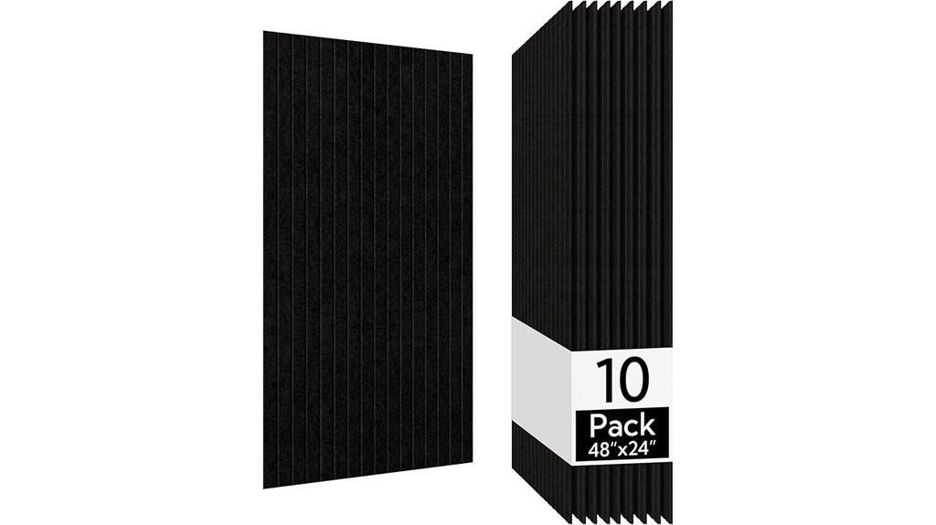 ten pack acoustic wall panels