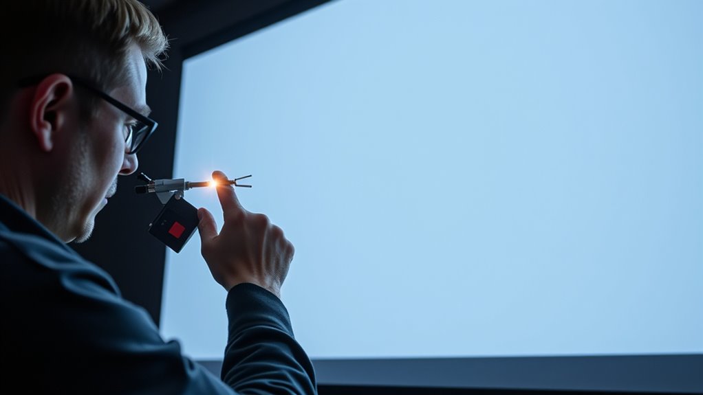 test patterns ensure accurate alignment