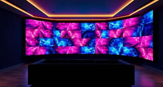 top 4k projection wall panels
