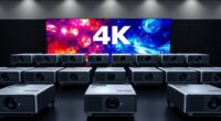 top bright 4k projectors