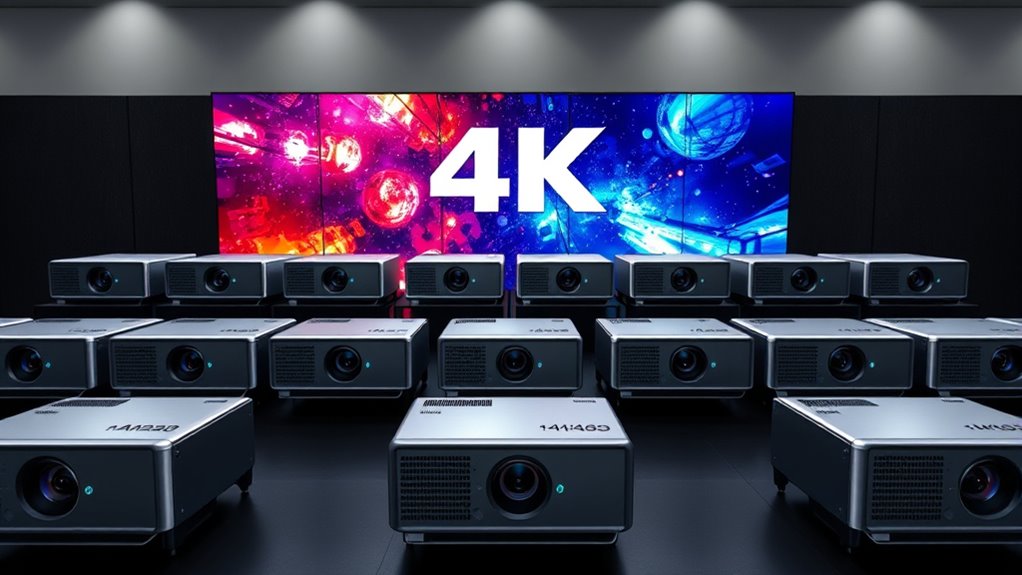 top bright 4k projectors