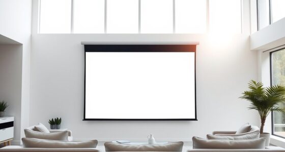 top bright room projector screens