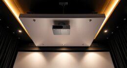 top ceiling drop projectors