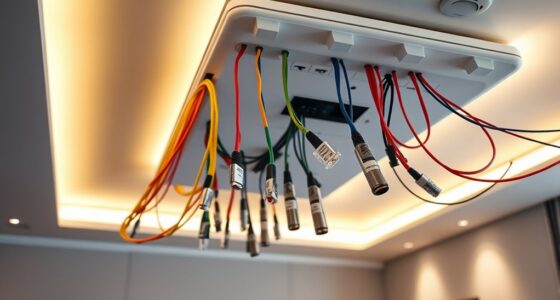 top ceiling projector wiring kits