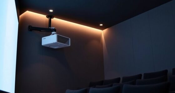 top corner projector mounts