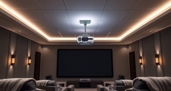 top drop ceiling projector kits