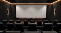 top fixed frame projector screens