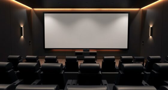 top fixed frame projector screens