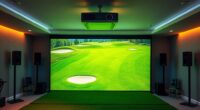 top golf simulator projectors