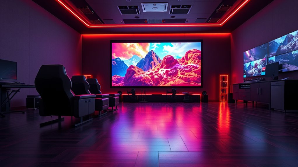 top large screen gaming projectors