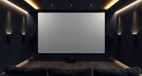 top laser projector screens