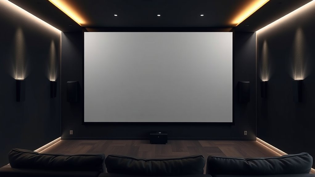 top laser projector screens
