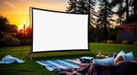top portable projector screens