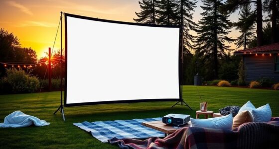 top portable projector screens