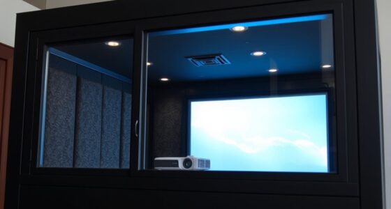 top projector booth enclosures