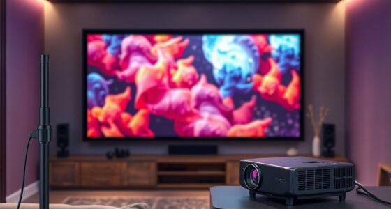 top projector extension poles