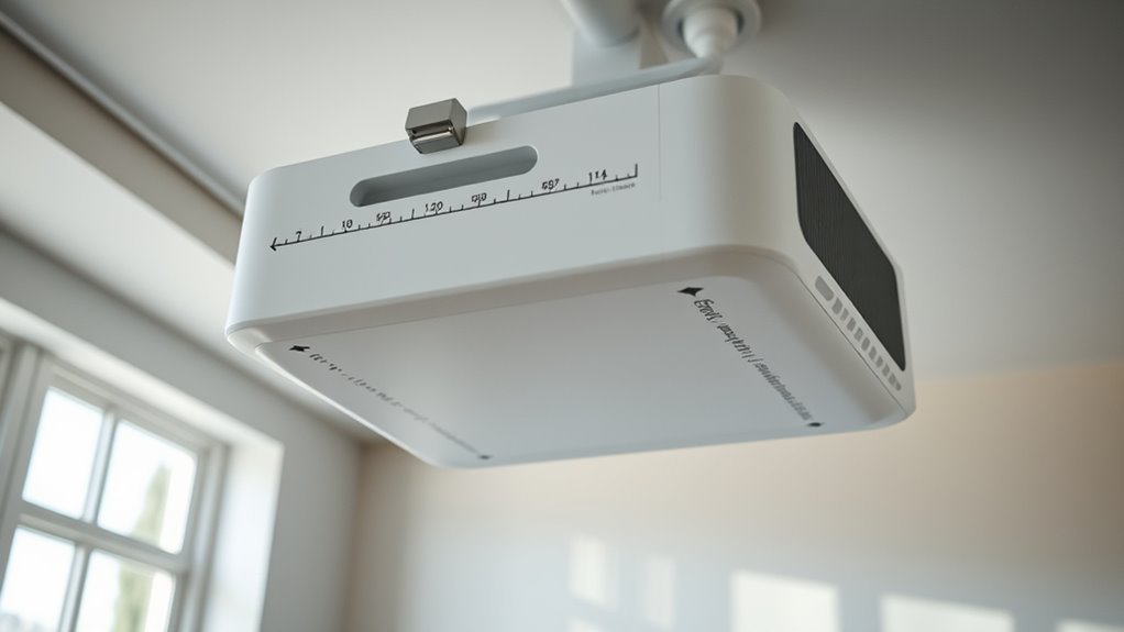 top projector mounting templates