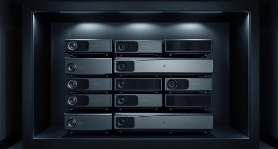 top projector stacking frames